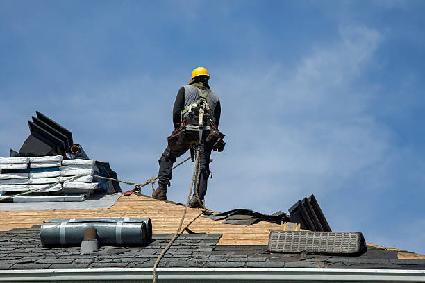 Professional Roofing technician working in Strongstown, PA